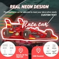 thumbnail image 5 of UPONRAY Racing Car Custom Neon Signs, Usb Powered with Adjustable Brightness Wall Decor for Gifts, Cool White, 20 inch, 5 of 9
