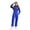 Blue, variant on Fldy Kids Girls One Pieces Ski Suits Jumpsuits Winter Snow Sports Skiing Snowboarding Waterproof Snowsuits Purple 16
