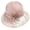 Pink, variant on ZQUUVOU Womens Sun Bucket Hat Printing Ventilate Fisherman Hat Organza Flower Sunscreen Hat Khaki