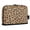 Brown Leopard Print Pattern, variant on Pencil Bag with Magnetic Foldable Base Large Capacity Stand-Up Pencil Case Durable Nylon Pen Pouch Brown Leopard Print Pattern