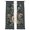 Black Dark Blue, variant on Black Flowers Sheer Curtains 84 Inch Length 2 Panels Set Window Treatments, Spring Floral Elegant Pastoral Vintage Rod Pocket Semi Curtains for Living Room/Bedroom/Kitchen Décor, 104"W x 84"L