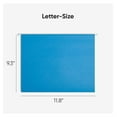 thumbnail image 2 of Standard Hanging File Folders, 25 Count, Sky Blue, 1/5-Cut Adjustable Tabs, Letter Size (64068), 2 of 7