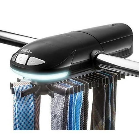 Sunbeam  SB-50 Motorized Tie Rack with Built in LED Light Fits up to 50 Ties &