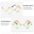 thumbnail image 4 of ifundom Mushroom Sunglasses with Frameless Design Unique Decor Eyewear Fashion Accessories, 4 of 6