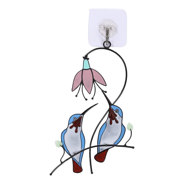 xiaxaixu Cardinal Bird Epoxy Craft Pendant, Creative Hanging Ornament