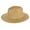 Tan, variant on Top Headwear Womens Panama Upturn Paper Braid Wide Brim Fedora Hat - Tan