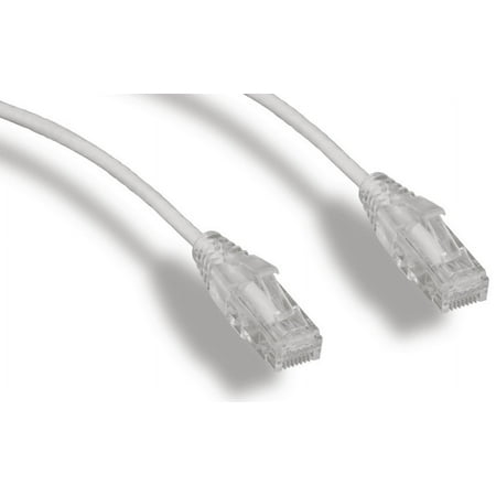 RiteAV - Ultra Slim  Tested Cat 6A High Density Network Ethernet Cable - White - 0.5ft (10 Pack) price history on PriceWatchPro