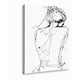 thumbnail image 1 of Cuadro Canvas Arte Minimalista Abstracto Silueta Moderno Lienzo No Sintético Estilo Galeria De Arte Opción De Enmarcado, 1 of 4