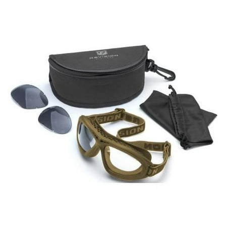 Revision Bullet Ant Tactical Goggles, Tan, Essential Kit - Clear, Solar Lenses 4