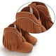 thumbnail image 3 of Zapatos de cuna Zapatos de bebé para niña Cremallera lateral infantil Suela de algodón Sólido, 3 of 5