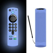 Blue Remote Case Cover Replacement for FireTVstick (3rd Gen) 2021 Release Alexa Voice Remote, Silicone Protective Case