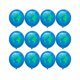 thumbnail image 1 of 20 globos de látex delicados de 30 cm con diseño de mapa del mundo y planetas, para decoración creativa de cumpleaños y fiestas (azul), 1 of 5
