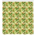 thumbnail image 3 of Ambesonne Tropical Shower Curtain, Exoitc Plumeria Blooms, 69"Wx70"L, Multicolor, 3 of 3