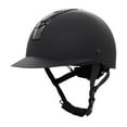 thumbnail image 4 of Casco Ecuestre Verano con Orificios de Ventilación Transpirable Profesional Bicicleta M Negro, 4 of 9