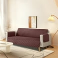 thumbnail image 2 of Sanmadrola 100% Waterproof Sofa Cover Anti Slip Couch Cover Machine Washable Slipcover Leakproof Furniture Protector for Dogs Kids Pets, Coffee, Loveseat, 2 of 9