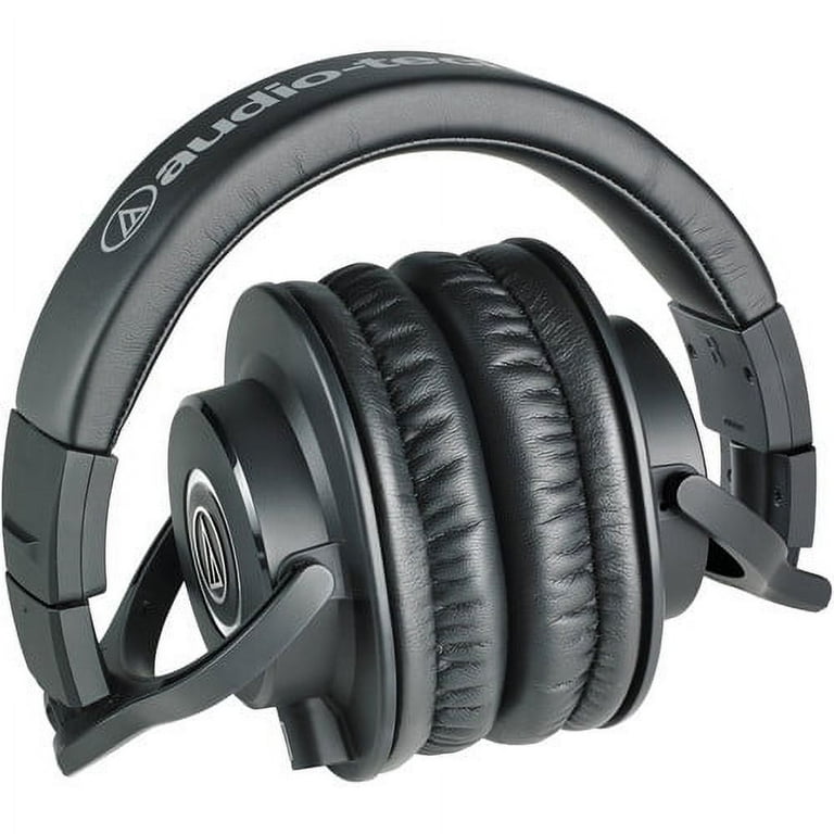 Audio-Technica ATH-M40x Closed Back Headphones with Cables and