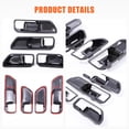 thumbnail image 7 of TINKI Inner Door Handle Bowl Cover Trim Compatible with Toyota Land Cruiser Prado 250 J250 LC250 2024 2025,  Interior Accessories 4Pcs, 7 of 7