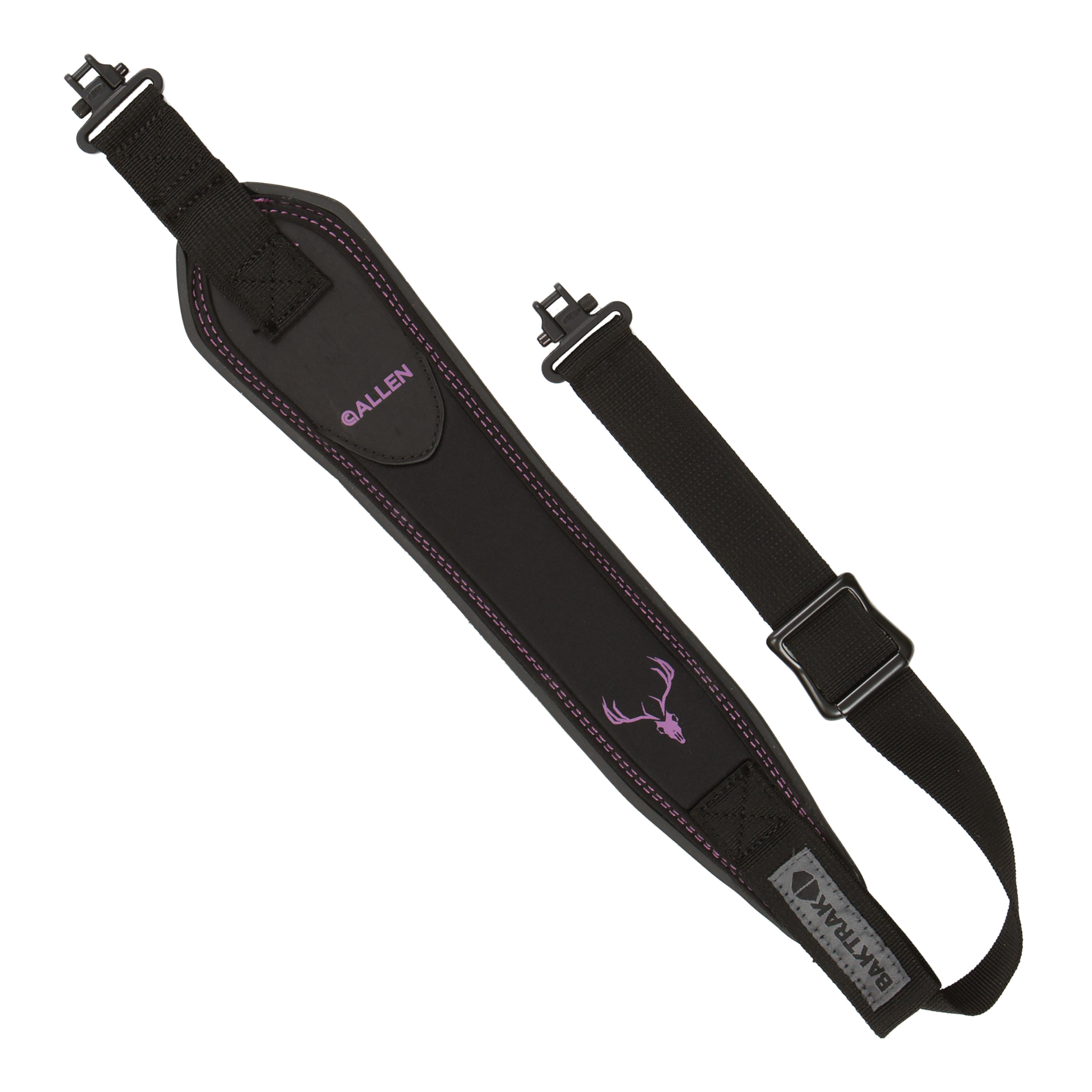 BAKTRAK Dawn Rifle Sling, Black/Orchid by Allen Company