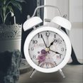 thumbnail image 4 of Mini Metal Digital Alarm Clock Silent with Lights and Twinkling Bell for College Dorm Room, White, 4 of 4