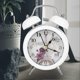 thumbnail image 4 of Mini Metal Digital Alarm Clock Silent with Lights and Twinkling Bell for College Dorm Room, White, 4 of 4