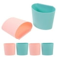 thumbnail image 2 of 6Pcs Pink Hanging Storage Cup Large Capacity Quality Assurance for Home Users Beauty Salon, 2 of 8