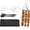 2*forks + 2*brush, variant on 3-Way Grill Skewers, Stainless Steel, with Push Slider Bar, Reusable