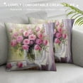 thumbnail image 3 of Chilfamy Roses Pillow Covers Short Plush Indoor Outdoor Pillowcase 1PC 20x20in, 3 of 5