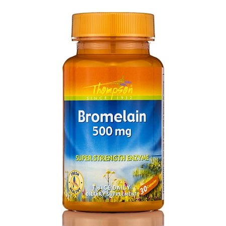 Broméline 500 mg (Super RT Enzyme) - 30 Capsules de Thompsons