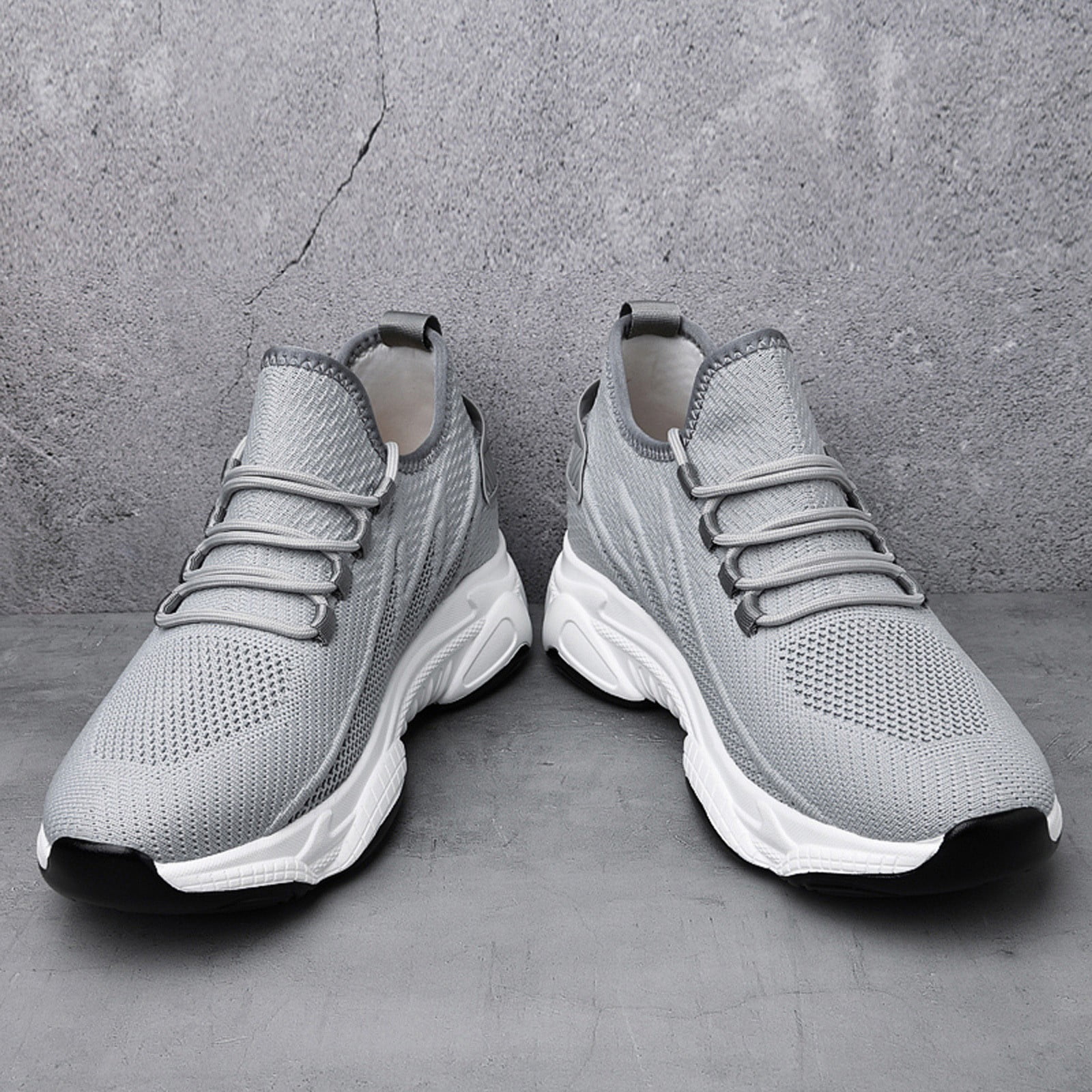 Men's Sneakers Outdoor Hiking Shoes High Top Breathable for Autumn and Winter Comfortable Athletic Footwear
