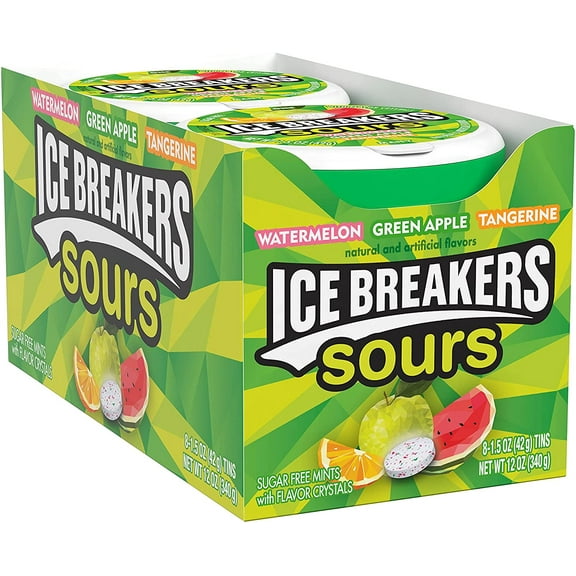 Ice Breaker Sours Fruit Asstd 1.5oz 8ct