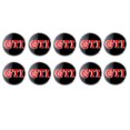 thumbnail image 1 of 2/5/10Pcs 14mm Car Control Key Shell Emblem Sticker Car Keychain Badge Replacement Decal For VW GTI Golf Passat Jetta 10pcs GTI, 1 of 6
