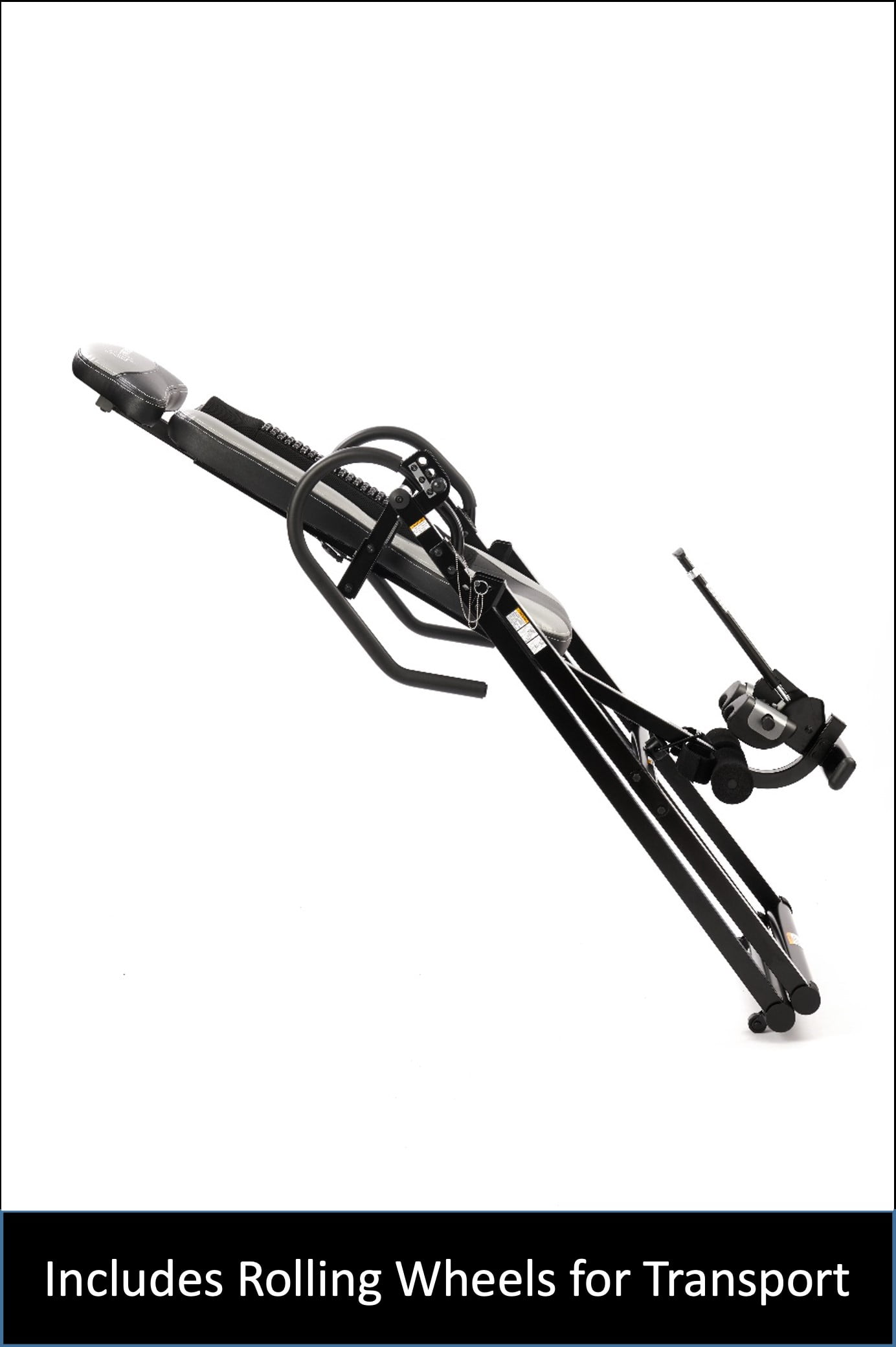 Medisonic 510100B Therapeutic Heavy Duty Steel Frame Inversion Table, 300LB Capacity