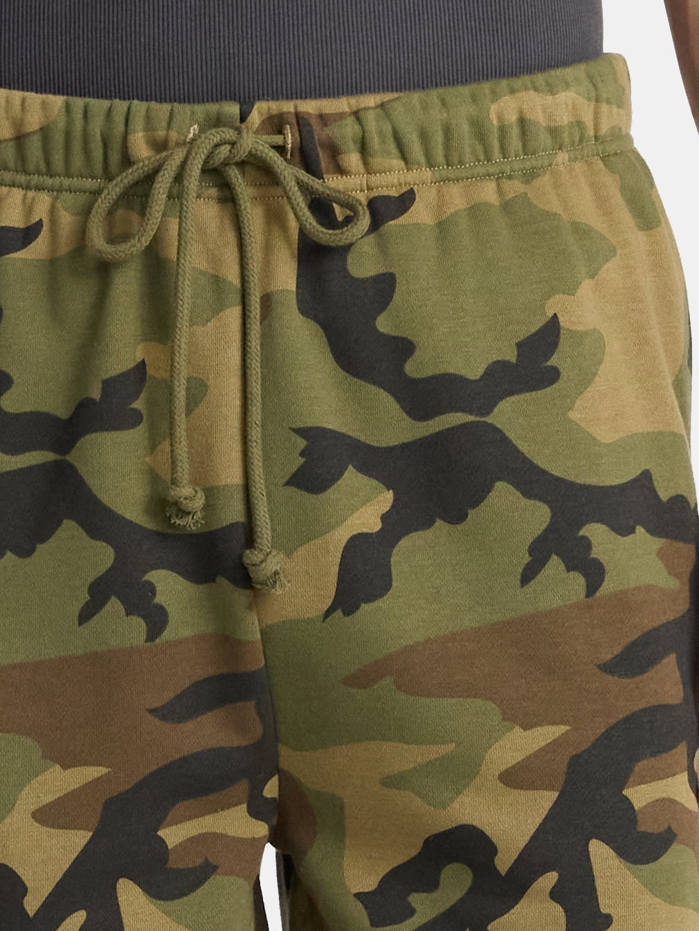No Boundaries Soft Fleece Jogger Shorts, 6" Inseam, Men's and Big Men's