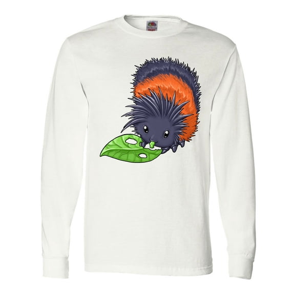 Inktastic Wooly Bear Caterpillar- Cute Baby Insect Long Sleeve T-Shirt