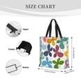 thumbnail image 5 of Sigee Colorful Butterflies Print Large Capacity Zippered Tote Bag - Durable, Stylish and Versatile for Everyday Use, 5 of 9