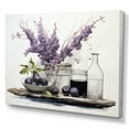 thumbnail image 2 of Designart "violet Beige Minimalism Balance And Contrast Pottery" Abstract Still Lifes Canvas Wall Art, 2 of 5