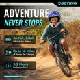 thumbnail image 6 of GOTRAX Fitz16 Electric Dirt Bike for Kids Ages 8+, 36V Battery,16 miles, 16" Off-Road Tires, Dual Suspension,Black, 6 of 15