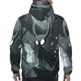 thumbnail image 7 of Sikiie Forest Black Ghost Warrior Men's Hoodie, Essentials Hoodie, Sweatshirt, Pullover Hooded Sweatshirt for Men-X-Large, 7 of 7