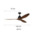 thumbnail image 4 of Coolfan ,Ventilador de Techo, 56 pulgadas, 3 Aspas, para Exterior, Modelo Woody, Nuevo, 4 of 6