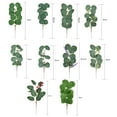 thumbnail image 5 of 10PCS Fake Eucalyptus Leaves Stems, Artificial Greenery Stems for Home Wedding Greenery Decor Faux Eucalyptus Plant Bride Bouquet Vase Floral Wreath, 5 of 8