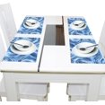 thumbnail image 4 of Ryvnso Placemats Set of 4 Swirls Tie-dye Blue Dining Mats Heat-Resistant Non-Slip Washable Table Mat, 4 of 8