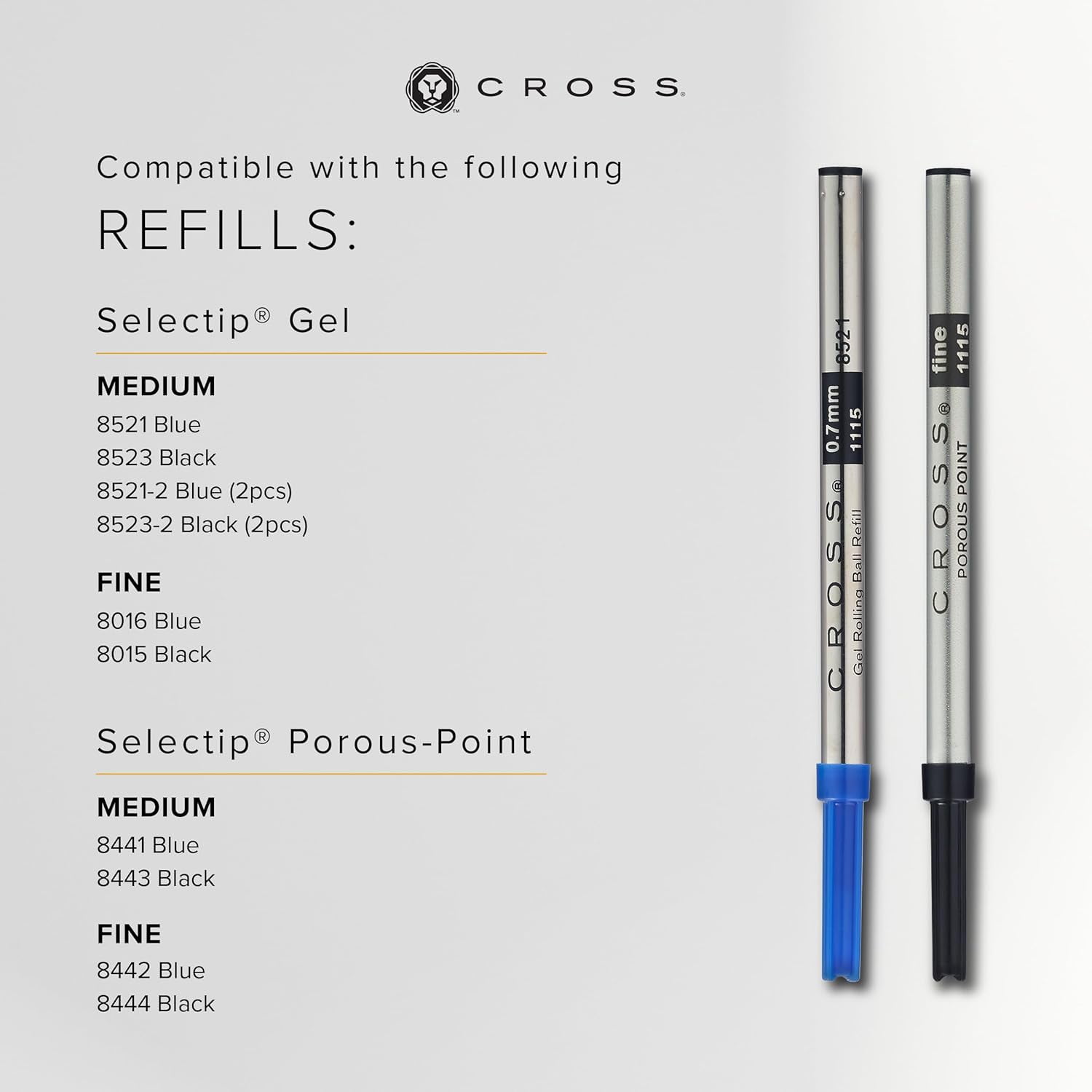 Cross ATX Brushed Metallic Refillable Gel Ink Rollerball Pen, Medium Rollerball, Includes Premium Gift Box - Brushed Rose Gold