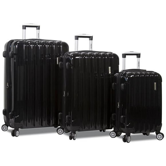 Titan Jumbo Hardside Spinner Luggage Ensemble avec TSA Lock&44; Noir - 3 Pièces