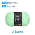 thumbnail image 2 of Unique Bargains Acrylic Light Green Yarn, 2 Pack, 2 of 7