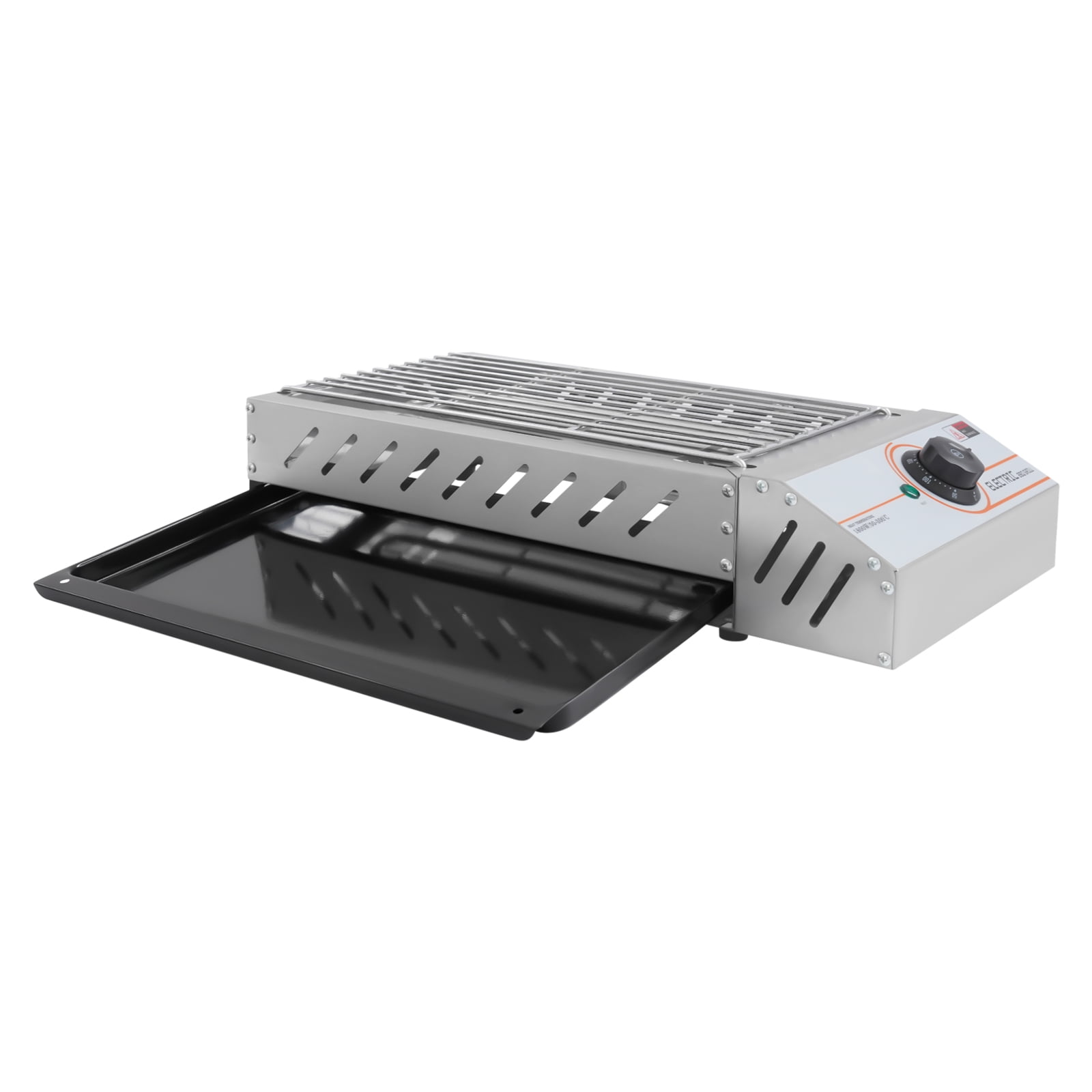 1800W Electric BBQ Grill Smokeless Stainless Steel Barbecue Hot Plate Griddle