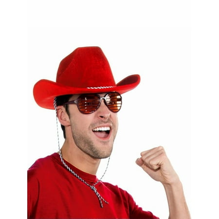 Red Cowboy Hat Halloween Costume Accessory