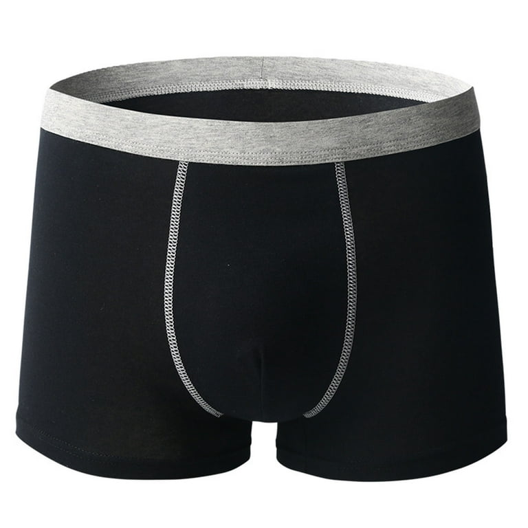 Loose Men's Cotton Underwear Breathable Panties Large Size L-5XL