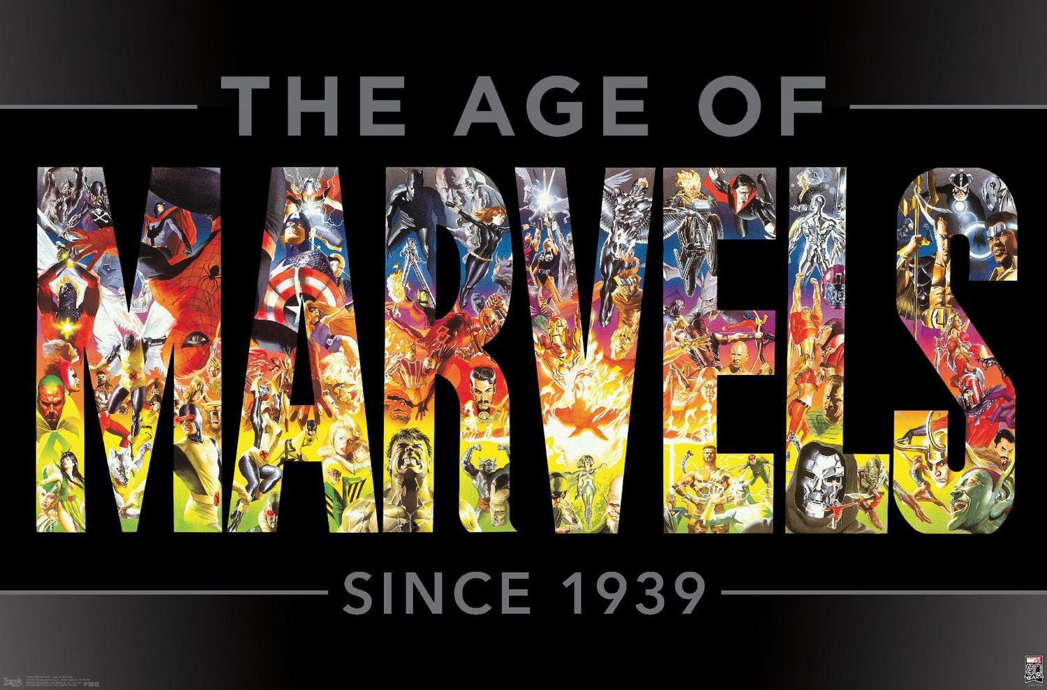 Marvel Comics - Marvel 80th Anniversary - Age of Marvels Wall Poster