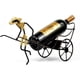 thumbnail image 1 of ZHAOCHENG Soporte para botellas de vino, estante para decoración de rickshaw, soporte para botellas de mesa, regalo único para botellas, regalo para el hogar, cocina, estante para vino, soporte para b, 1 of 5
