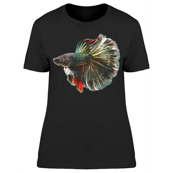 Eart-Like Colors Siamese Betta  T-Shirt Women -Image by Shutterstock, Female Small